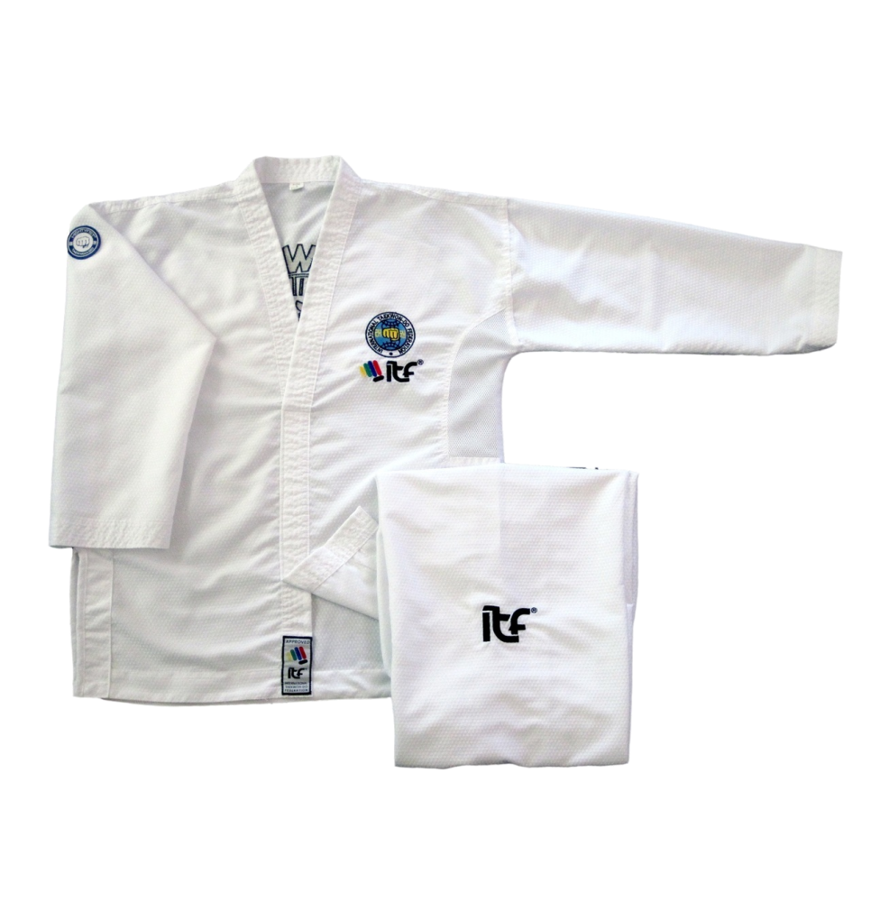 Mighty Fist dobok Matrix voor gekleurde band