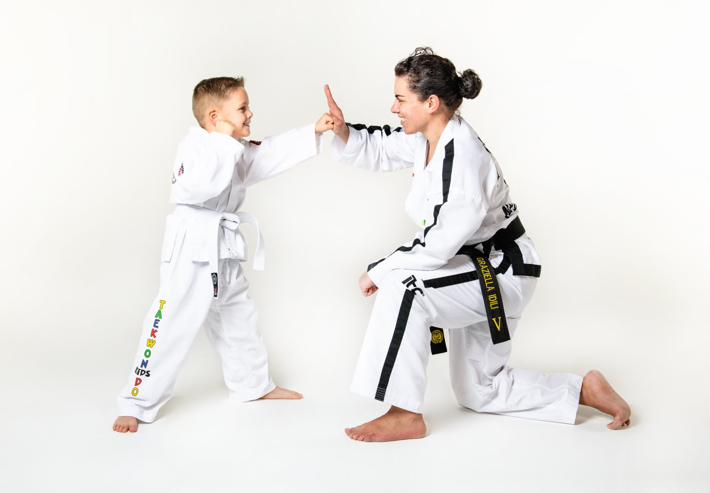 Trainen op eigen niveau kan met de gestructureerde lessen Taekwon-Do