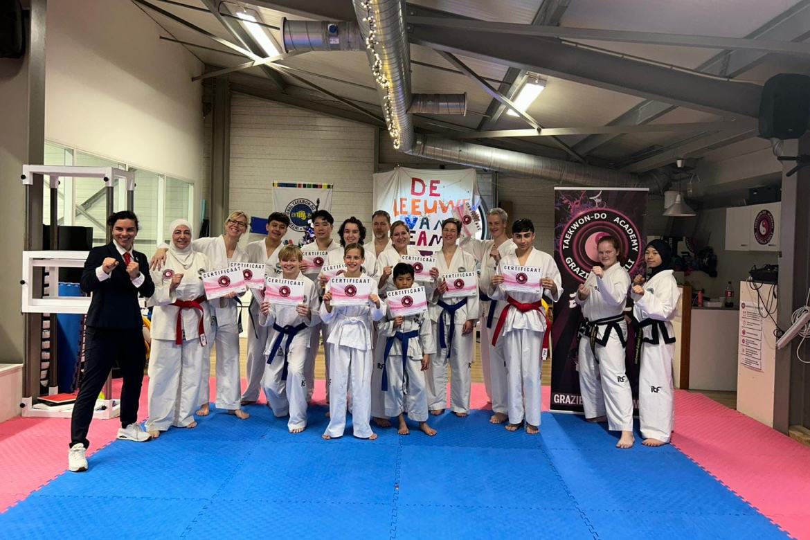 Alle examen kandidaten gup examens van de jeugd groep zijn geslaagd Alle examen kandidaten gup examens van de jeugd groep zijn geslaagd