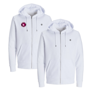 Wit vest voorkant met of zonder clublogo