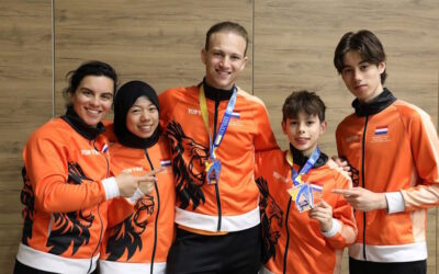 Taekwon-do Academy Graziella Idili pakt 3 bronzen medailles op het EK Taekwon-do in Sarajevo Bosnië