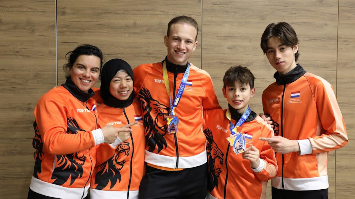 Selectieleden ITF Taekwon-do Nederland van Graziella-Idili pakken drie bronzen medailles op EK Taekwon-do in Sarajevo, Bosnië
